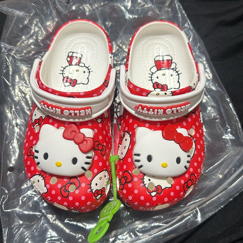 Hello kitty crocs